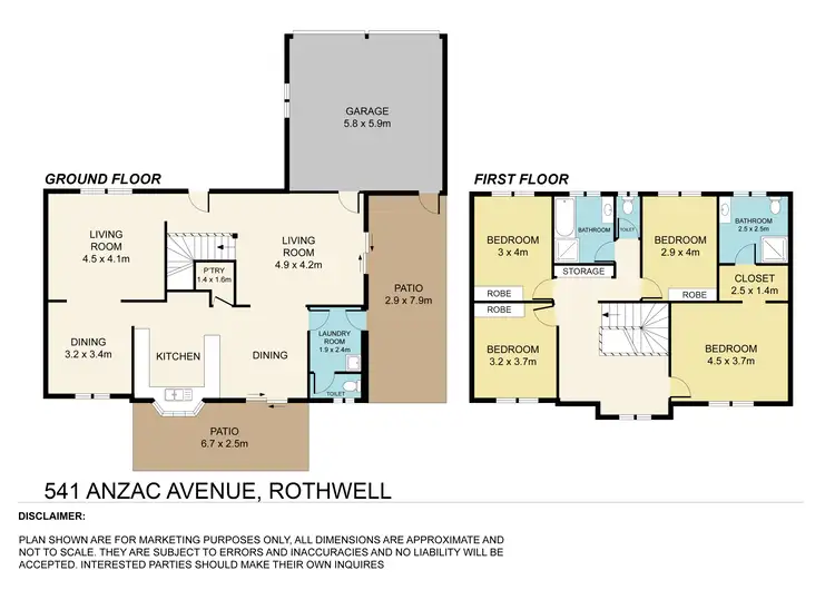 Floorplan of Homely house listing, 541 Anzac Avenue, Rothwell QLD 4022