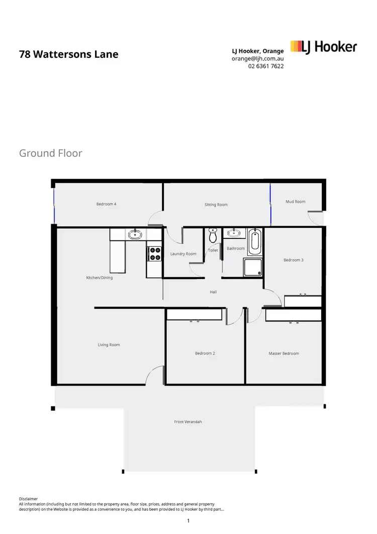 Floorplan of Homely house listing, 78 Wattersons Lane, Forest Reefs NSW 2798