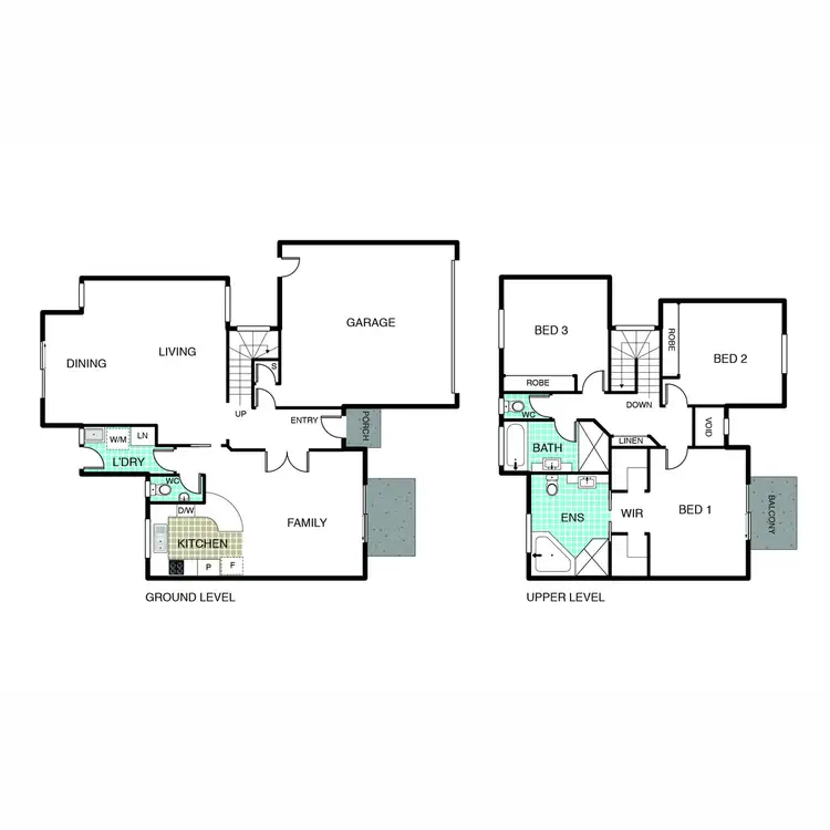 Floorplan of Homely townhouse listing, 16/27 Temperley Street, Nicholls ACT 2913