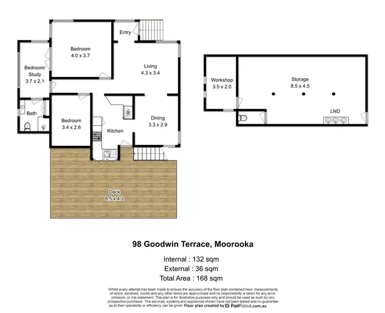 Floorplan of Homely house listing, 98 Goodwin Terrace, Moorooka QLD 4105