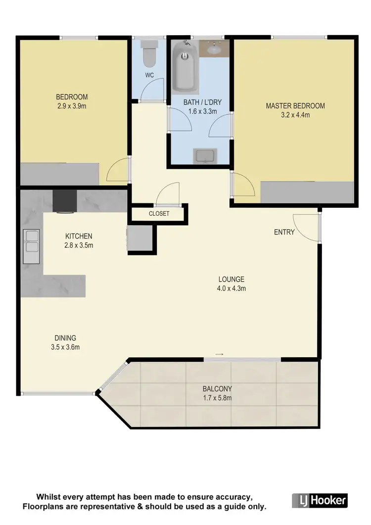 Floorplan of Homely unit listing, 6/40 Swan Street, Gordon Park QLD 4031