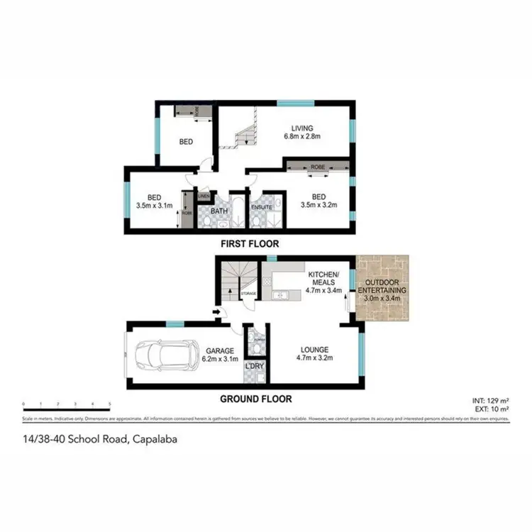 Floorplan of Homely townhouse listing, 14/38-40 School Road, Capalaba QLD 4157
