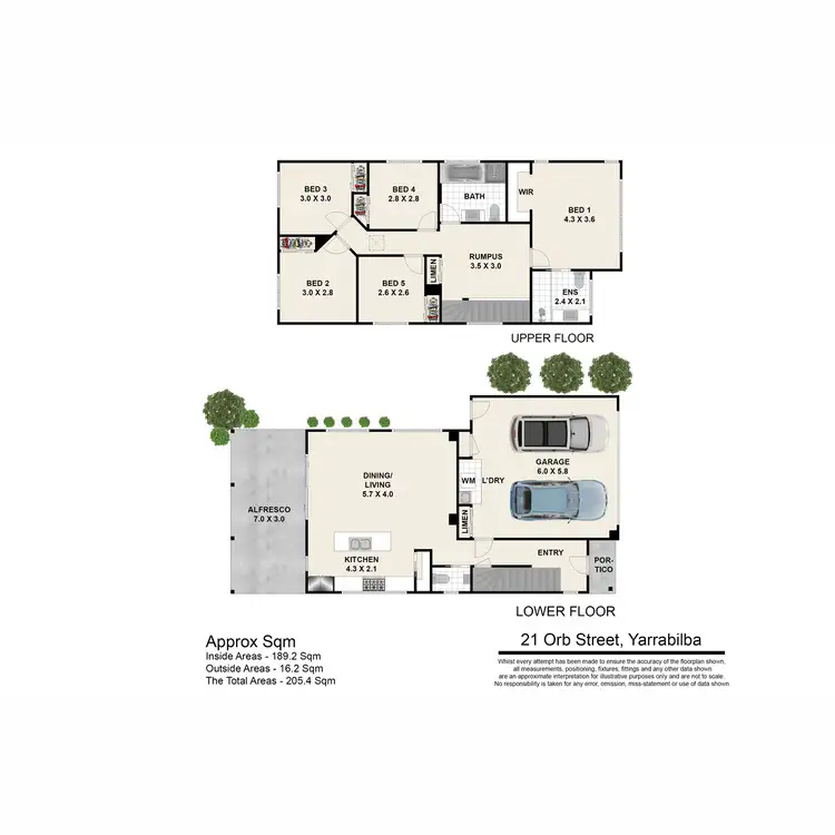 Floorplan of Homely house listing, 23 Orb Street, Yarrabilba QLD 4207