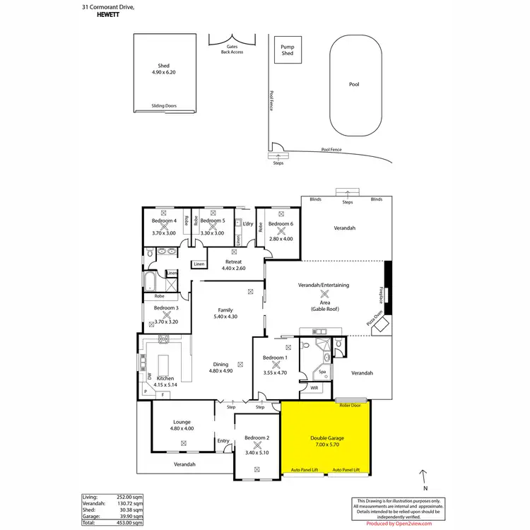 Floorplan of Homely house listing, 31 Cormorant Drive, Hewett SA 5118