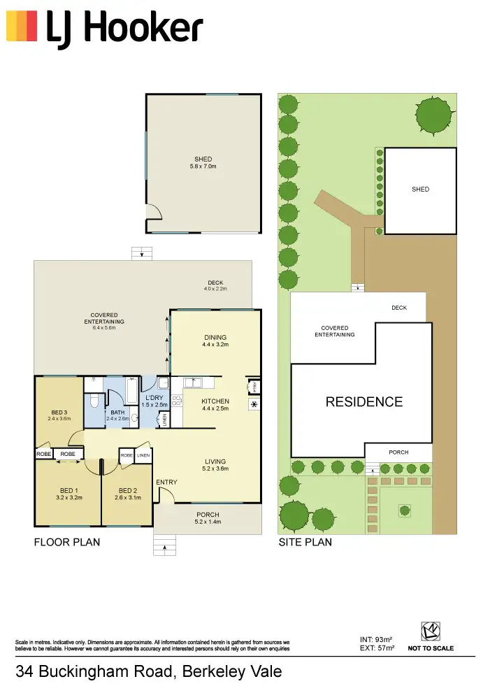 Floorplan of Homely house listing, 34 Buckingham Road, Berkeley Vale NSW 2261