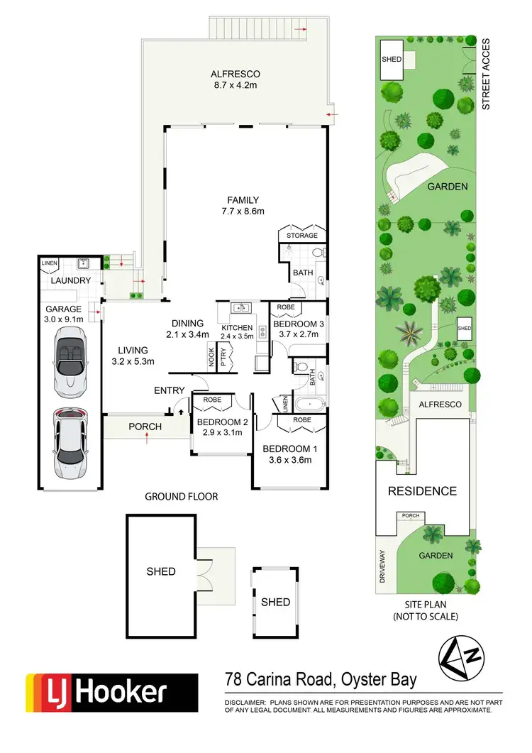 Floorplan of Homely house listing, 78 Carina Road, Oyster Bay NSW 2225