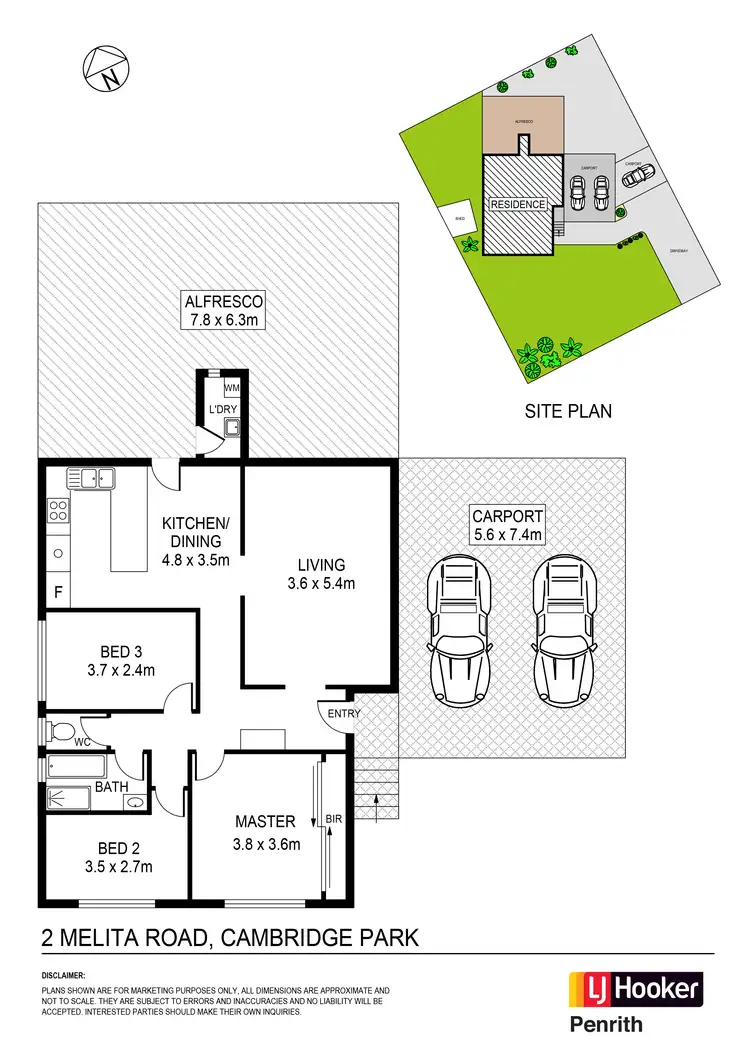 Floorplan of Homely house listing, 2 Melita Road, Cambridge Park NSW 2747
