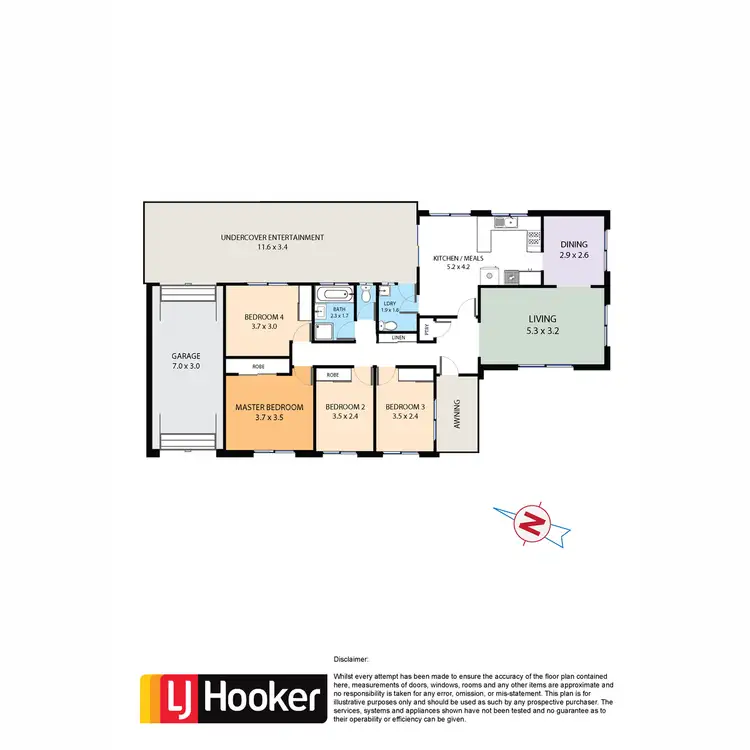 Floorplan of Homely house listing, 6 Elton Place, Plumpton NSW 2761