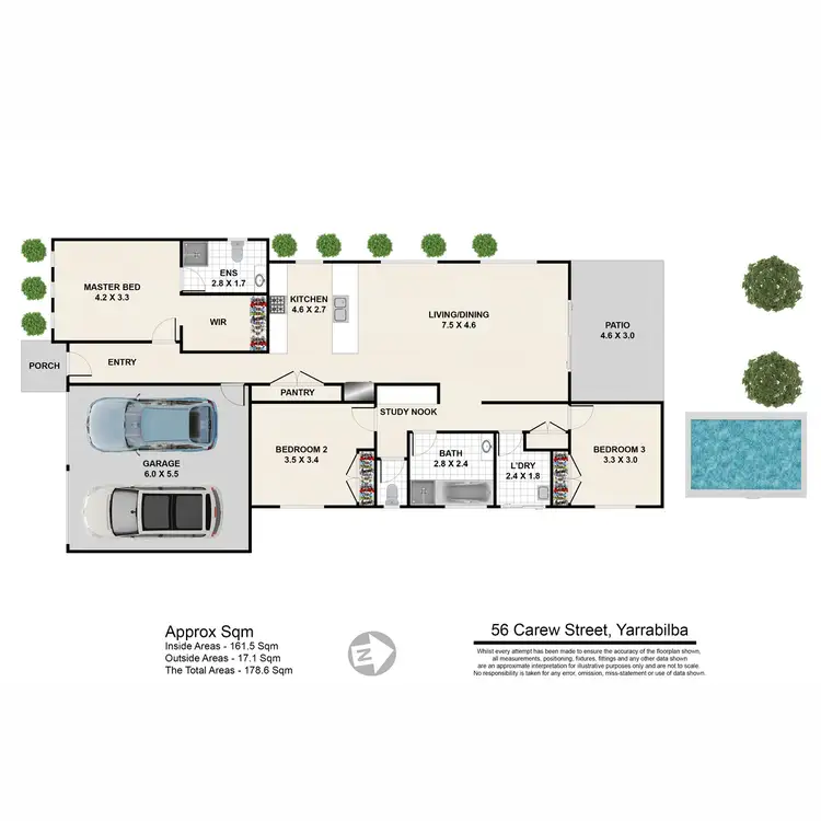 Floorplan of Homely house listing, 56 Carew Street, Yarrabilba QLD 4207