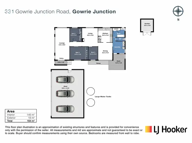 Floorplan of Homely house listing, 331 Gowrie Junction Road, Gowrie Junction QLD 4352