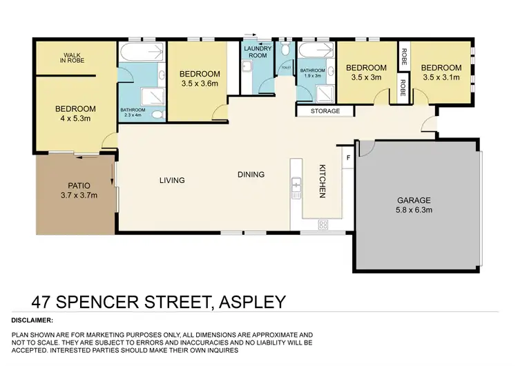 Floorplan of Homely house listing, 47 Spencer Street, Aspley QLD 4034