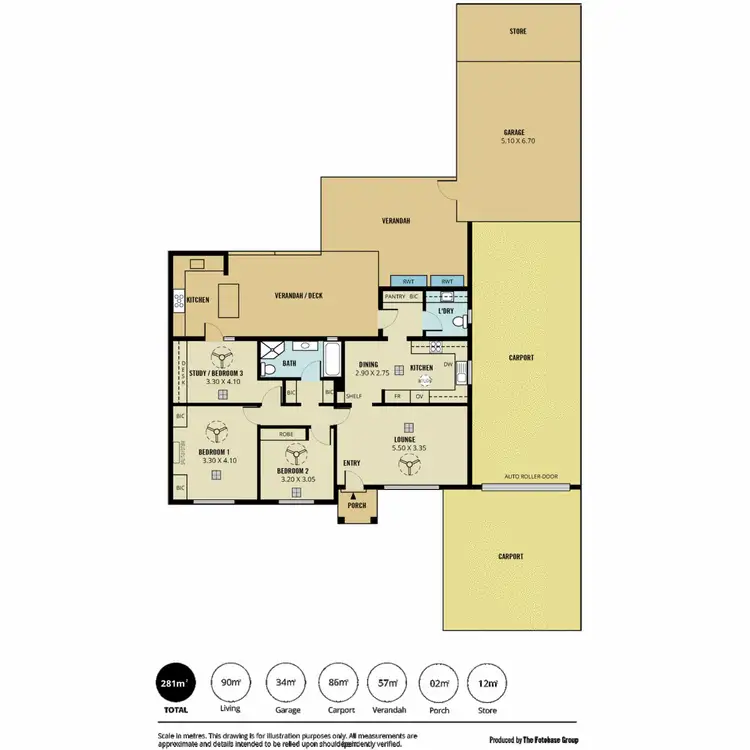 Floorplan of Homely house listing, 5 Wooleen Avenue, Pooraka SA 5095