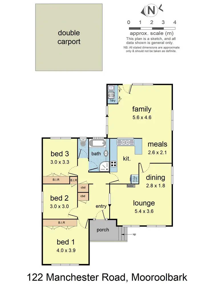 Floorplan of Homely house listing, 1/122 Manchester Road, Mooroolbark VIC 3138