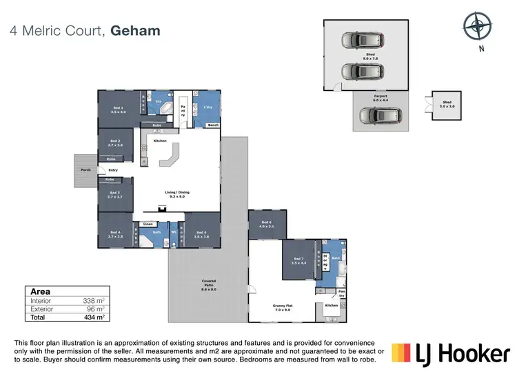 Floorplan of Homely house listing, 4 Melric Court, Geham QLD 4352