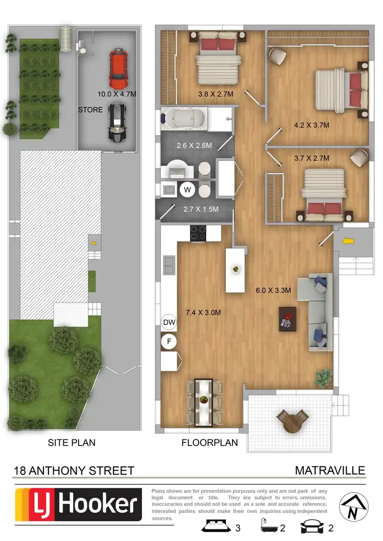 Floorplan of Homely house listing, 18 Anthony Street, Matraville NSW 2036