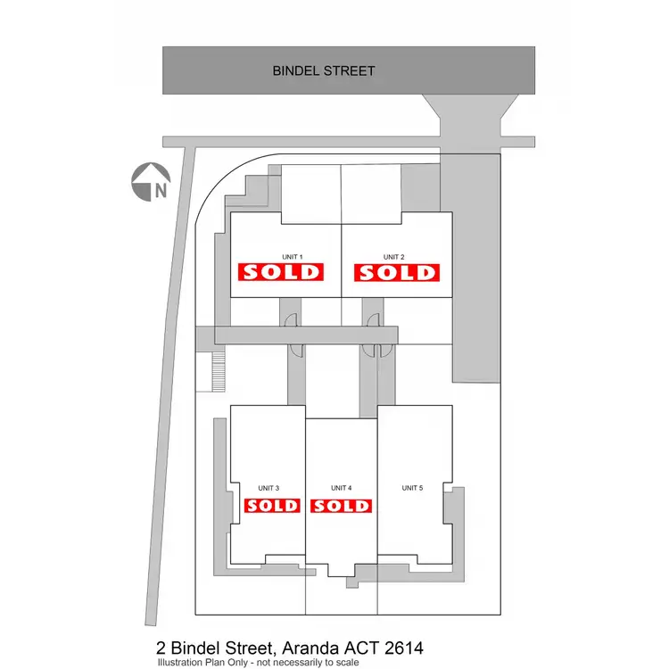 Floorplan of Homely townhouse listing, 5/2 Bindel Street, Aranda ACT 2614