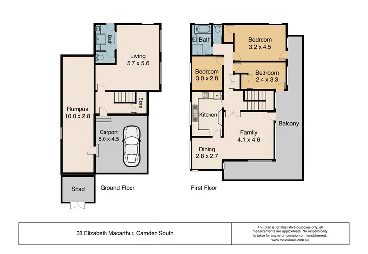 Floorplan of Homely house listing, 38 Elizabeth Macarthur Avene, Camden South NSW 2570
