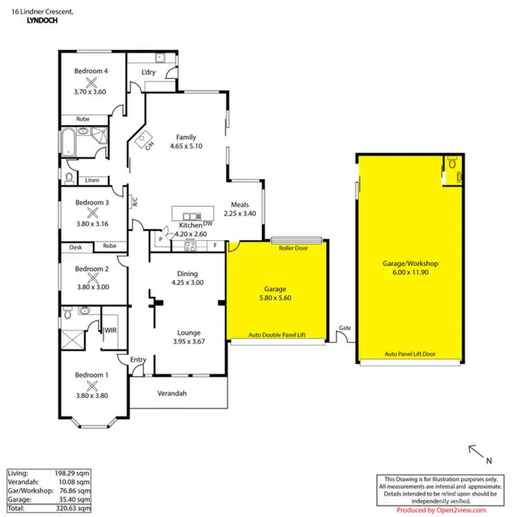 Floorplan of Homely house listing, 16 Lindner Crescent, Lyndoch SA 5351