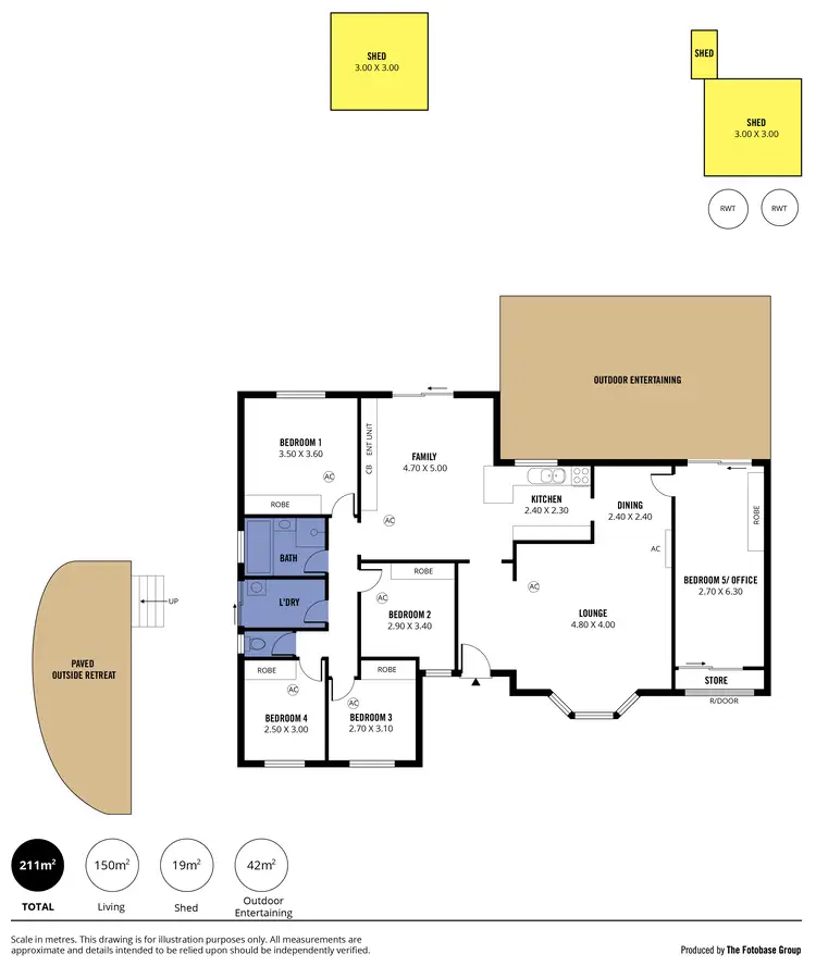 Floorplan of Homely house listing, 68 Scottsglade Road, Christie Downs SA 5164