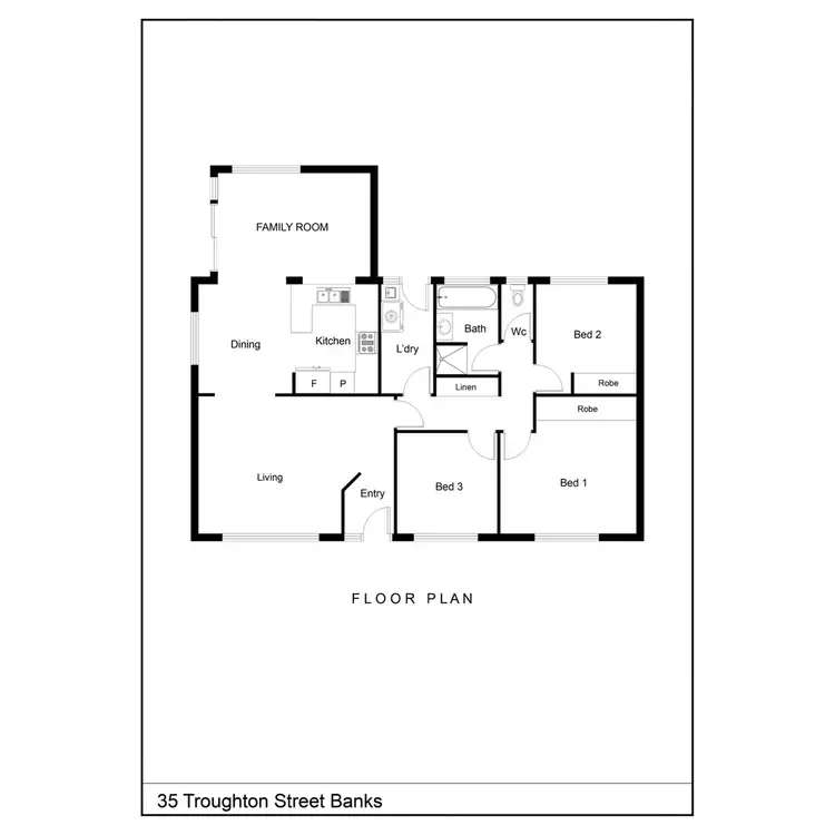 Floorplan of Homely house listing, 35 Troughton Street, Banks ACT 2906