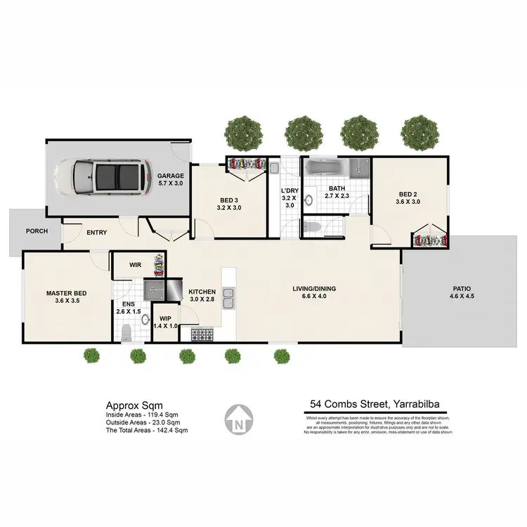Floorplan of Homely house listing, 54 Combs Street, Yarrabilba QLD 4207