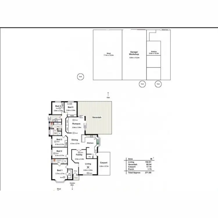Floorplan of Homely house listing, 115 Church Road, Springton SA 5235