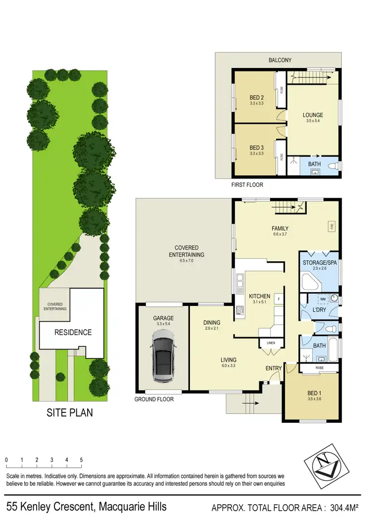 Floorplan of Homely house listing, 55 Kenley Crescent, Macquarie Hills NSW 2285
