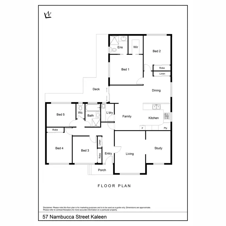Floorplan of Homely house listing, 57 Nambucca Street, Kaleen ACT 2617