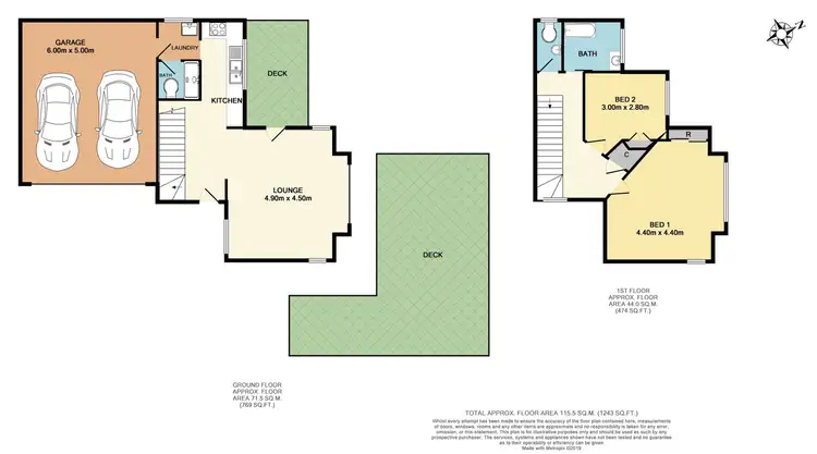 Floorplan of Homely townhouse listing, 3/4 Havenview Road, Terrigal NSW 2260