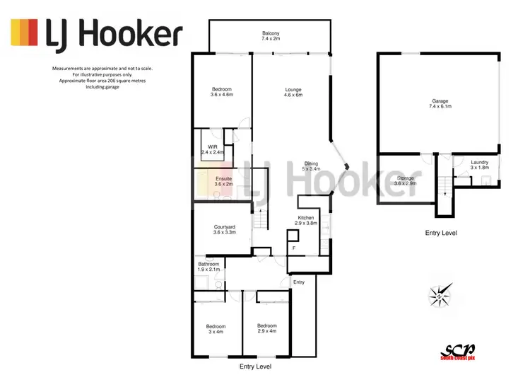 Floorplan of Homely house listing, 14 Fairway View, Catalina NSW 2536
