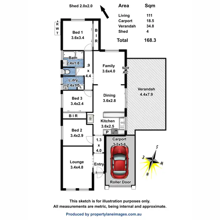 Floorplan of Homely house listing, 20 Orchard Drive, Evanston SA 5116