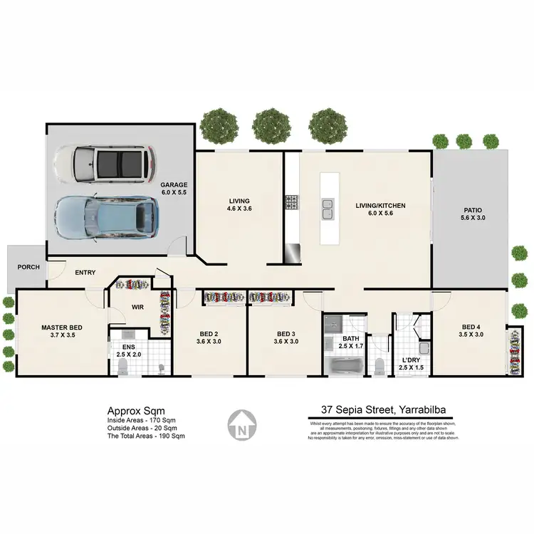 Floorplan of Homely house listing, 37 Sepia Street, Yarrabilba QLD 4207