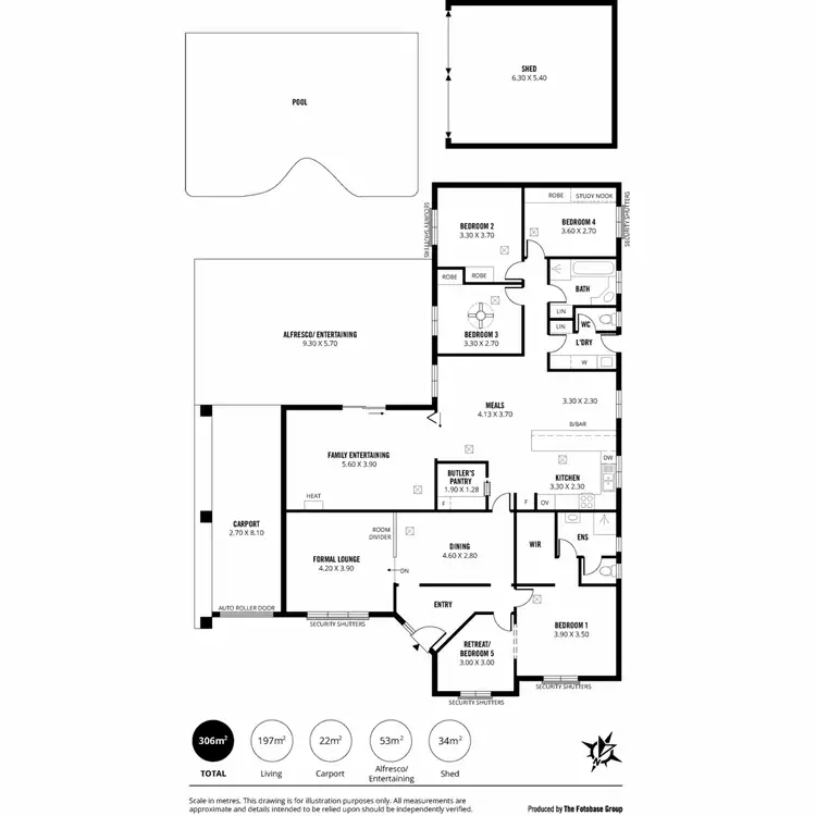 Floorplan of Homely house listing, 10 Eurelia Road, Sheidow Park SA 5158