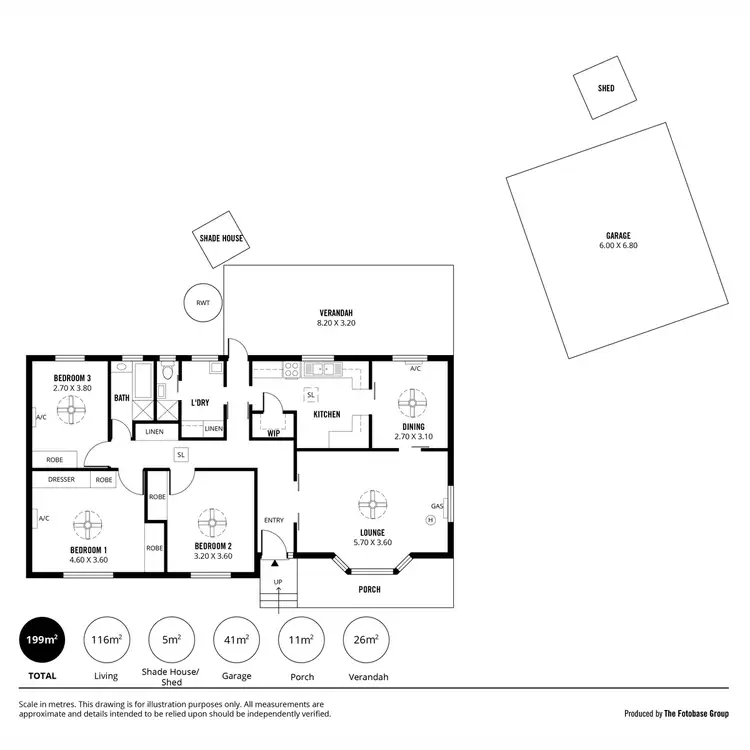 Floorplan of Homely house listing, 53 Rutherglen Avenue, Valley View SA 5093