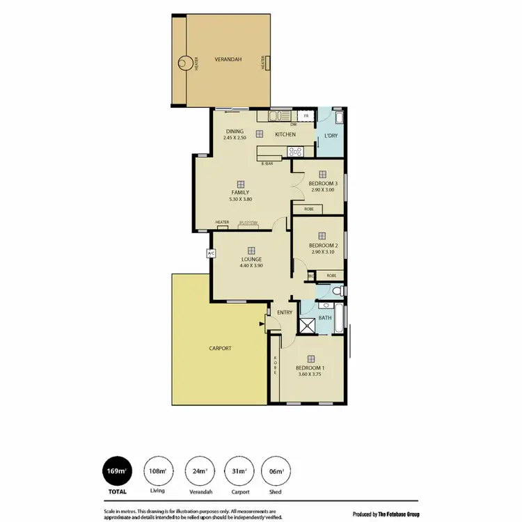 Floorplan of Homely house listing, 16 Dalrymple Way, Greenwith SA 5125