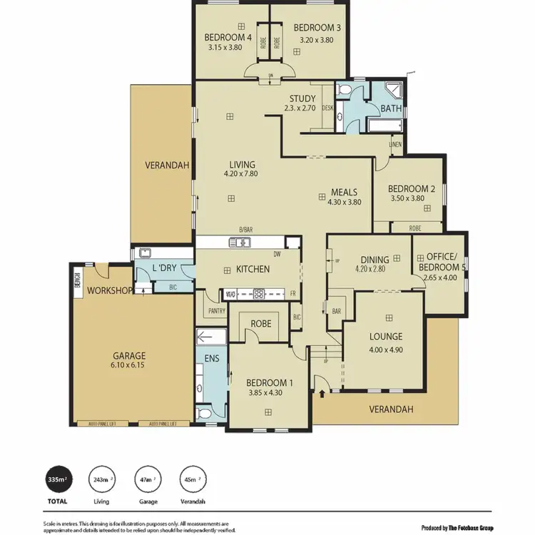 Floorplan of Homely house listing, 1 Harvard Place, Golden Grove SA 5125