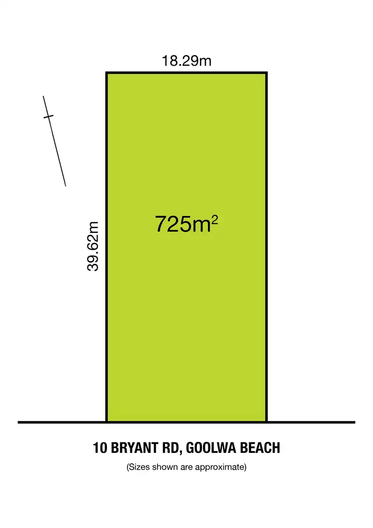 Floorplan of Homely land listing, 10 Bryant Crs, Goolwa Beach SA 5214