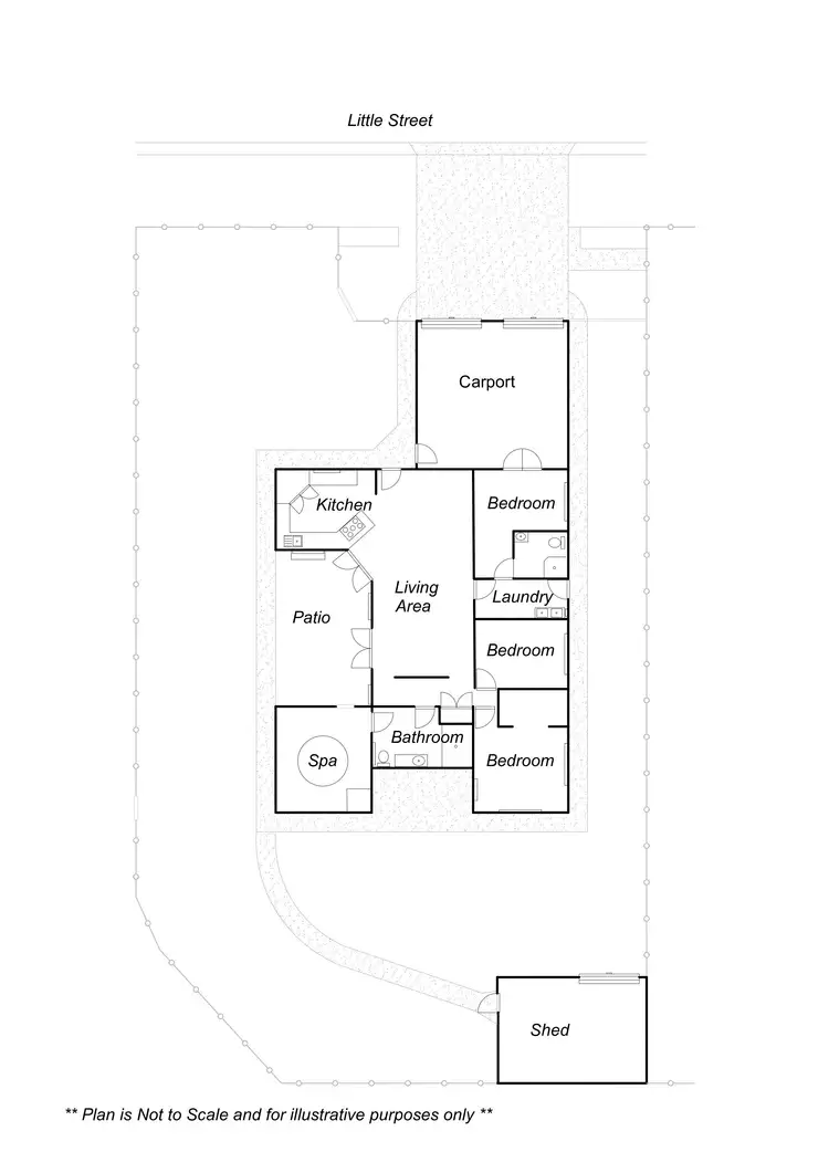Floorplan of Homely house listing, 76 Little Street, Manunda QLD 4870