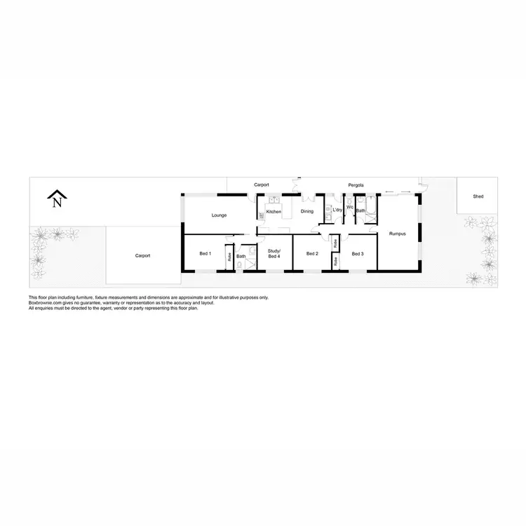 Floorplan of Homely house listing, 5 Quinn Court, Altona Meadows VIC 3028