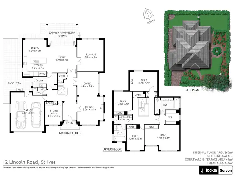 Floorplan of Homely house listing, 12 Lincoln Road, St Ives NSW 2075