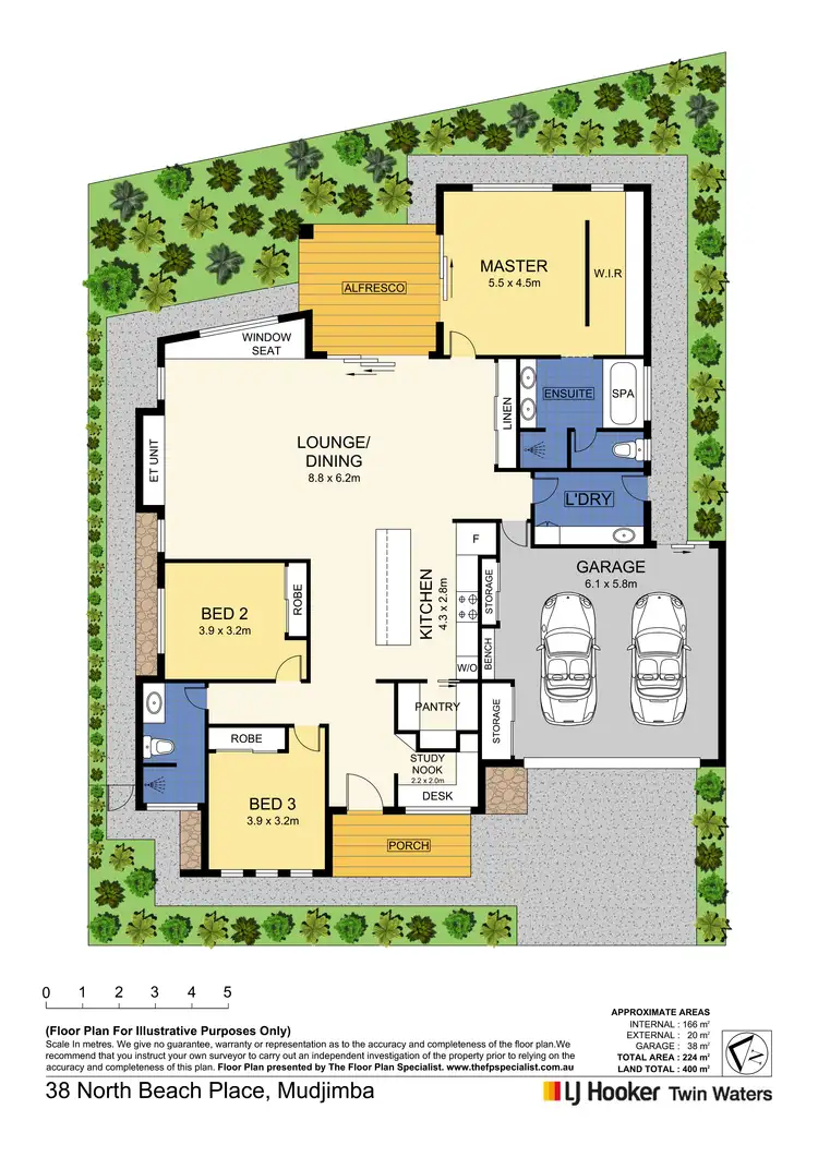 Floorplan of Homely house listing, 38 North Beach Place, Mudjimba QLD 4564