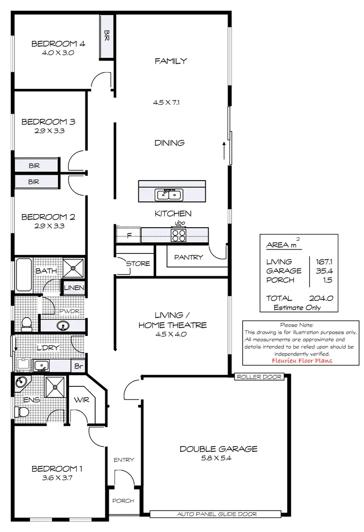 Floorplan of Homely house listing, 109 Kleinig Drive, Hayborough SA 5211