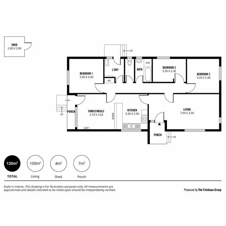 Floorplan of Homely house listing, 12 Brigalow Road, Morphett Vale SA 5162