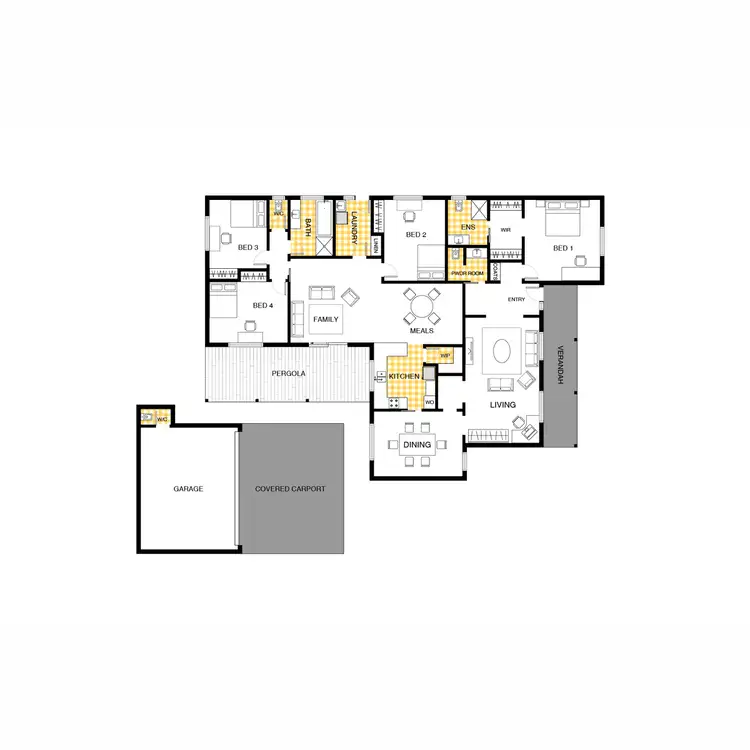 Floorplan of Homely house listing, 68 Rosman Circuit, Gilmore ACT 2905