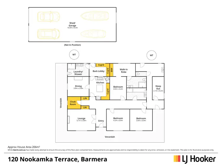 Floorplan of Homely house listing, 120 Nookamka Terrace, Barmera SA 5345