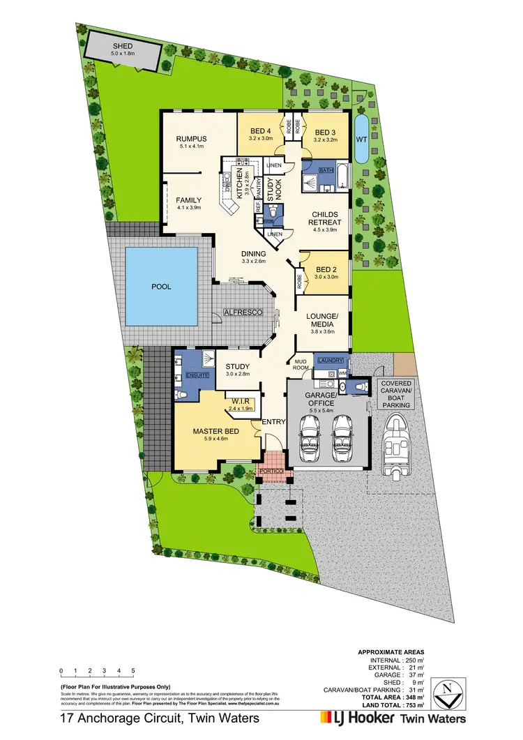 Floorplan of Homely house listing, 17 Anchorage Circuit, Twin Waters QLD 4564