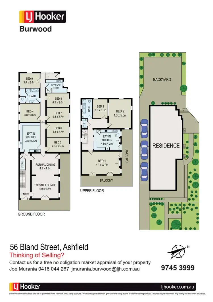 Floorplan of Homely house listing, 56 Bland Street, Ashfield NSW 2131