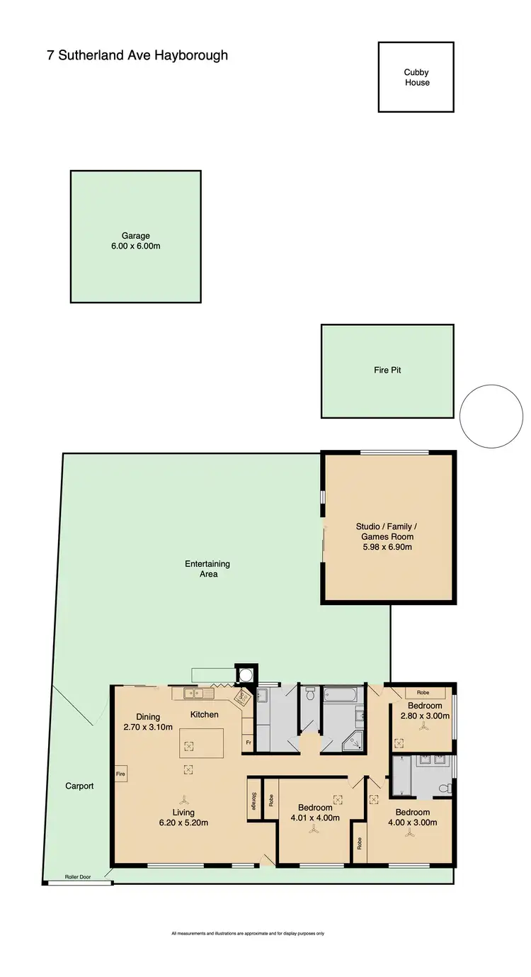 Floorplan of Homely house listing, 7 Sutherland Avenue, Hayborough SA 5211