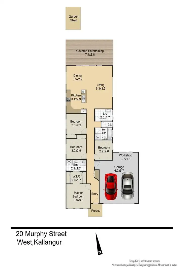 Floorplan of Homely house listing, 20 Murphy Street West, Kallangur QLD 4503