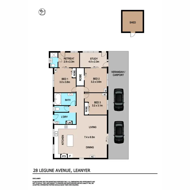 Floorplan of Homely house listing, 28 Legune Avenue, Leanyer NT 812